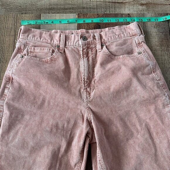 American Eagle Womens Pink Corduroy Pants Size 4 Regular Super Stretch - Picture 2 of 7